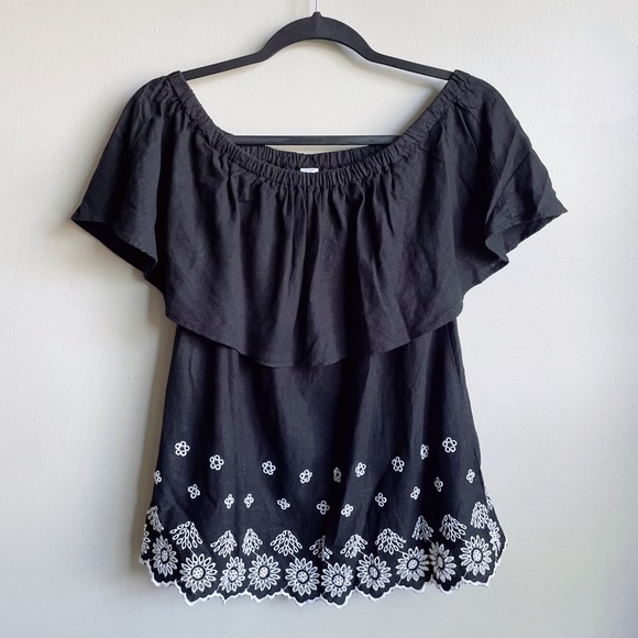 OLD NAVY | Off Shoulder Ruffled Top - Picture 1 of 6